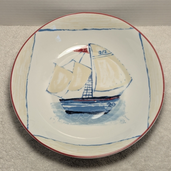 Mikasa Bar Harbor Soup or Salad Bowl SL105.  8 1/4 Inches In Diameter - Picture 1 of 8